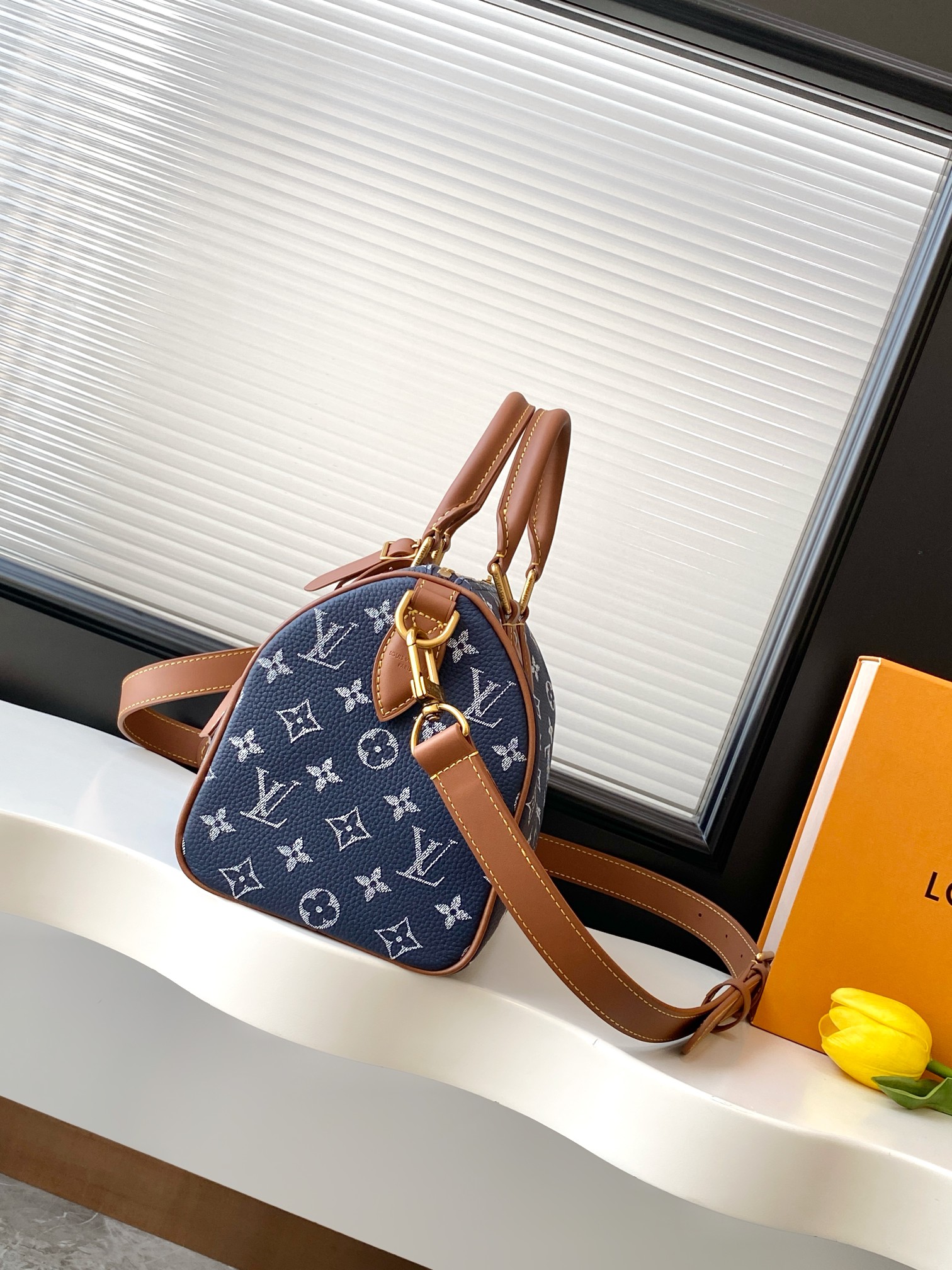 Speedy P9 Bandoulière 25 Monogram Leather Handbag - Image 3