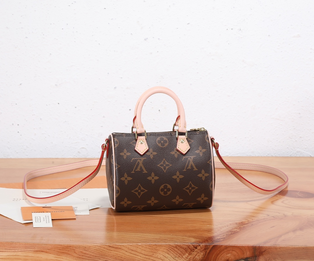 Louis Vuitton Nano Speedy Monogram Canvas Handbag - Image 3