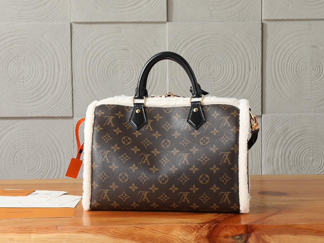 Louis Vuitton Speedy Soft 30 Teddy Handbag - Image 3