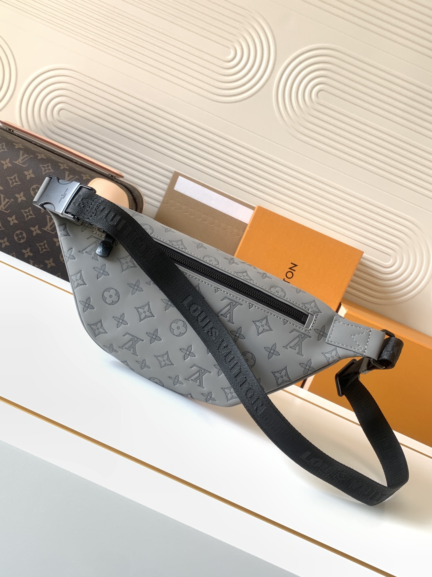 Discovery Belt Bag in Monogram Shadow Leather - Image 3