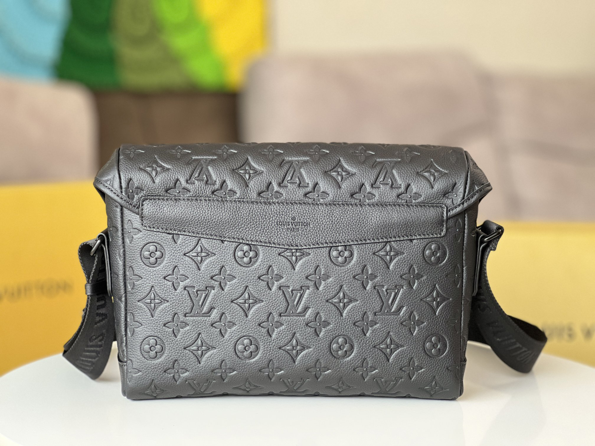 Louis Vuitton Voyager Small Messenger Bag in Monogram Shadow Leather - Image 3