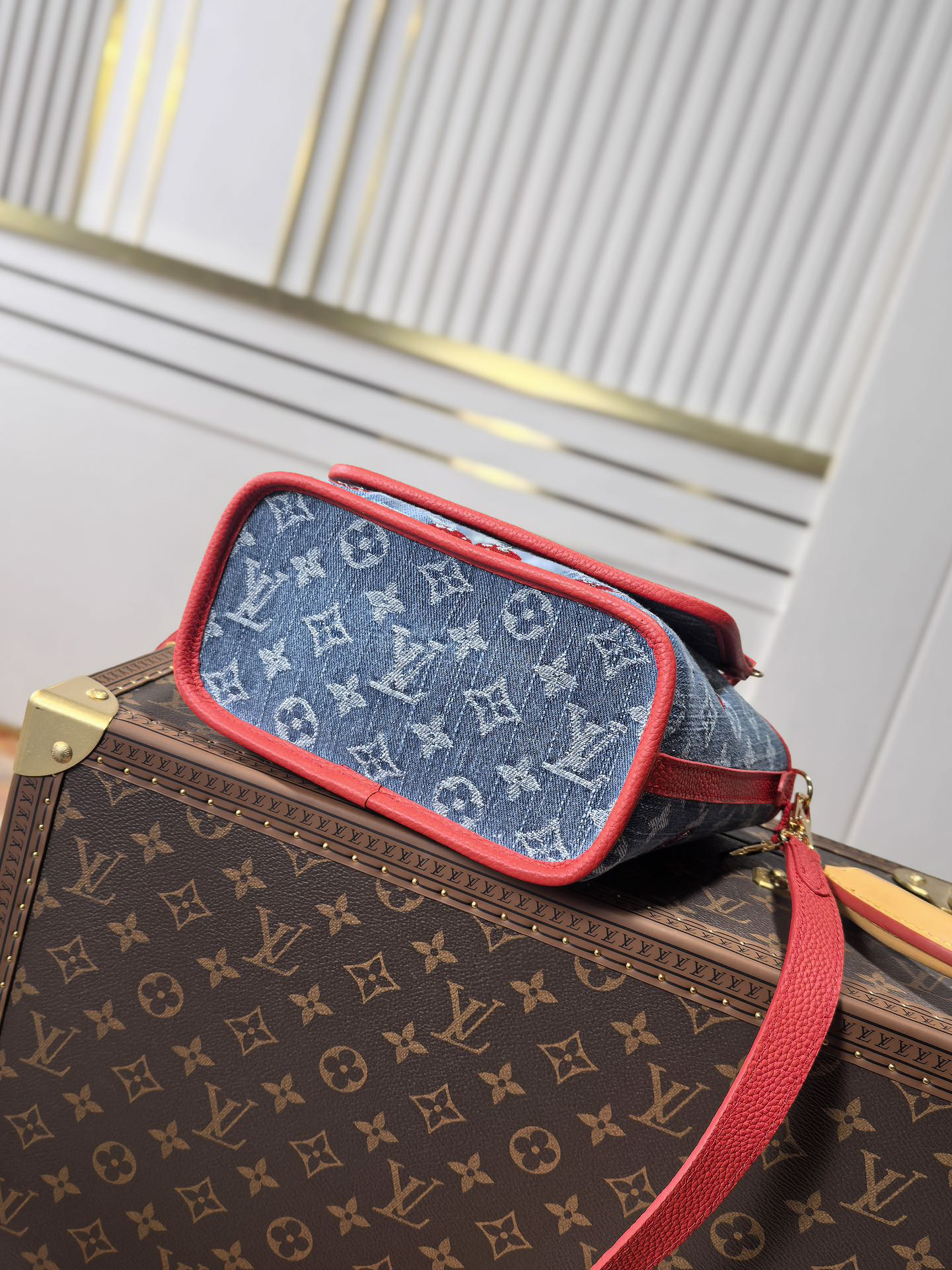 Louis Vuitton x Takashi Murakami Neverfull Inside Out BB Tote Bag - Image 3