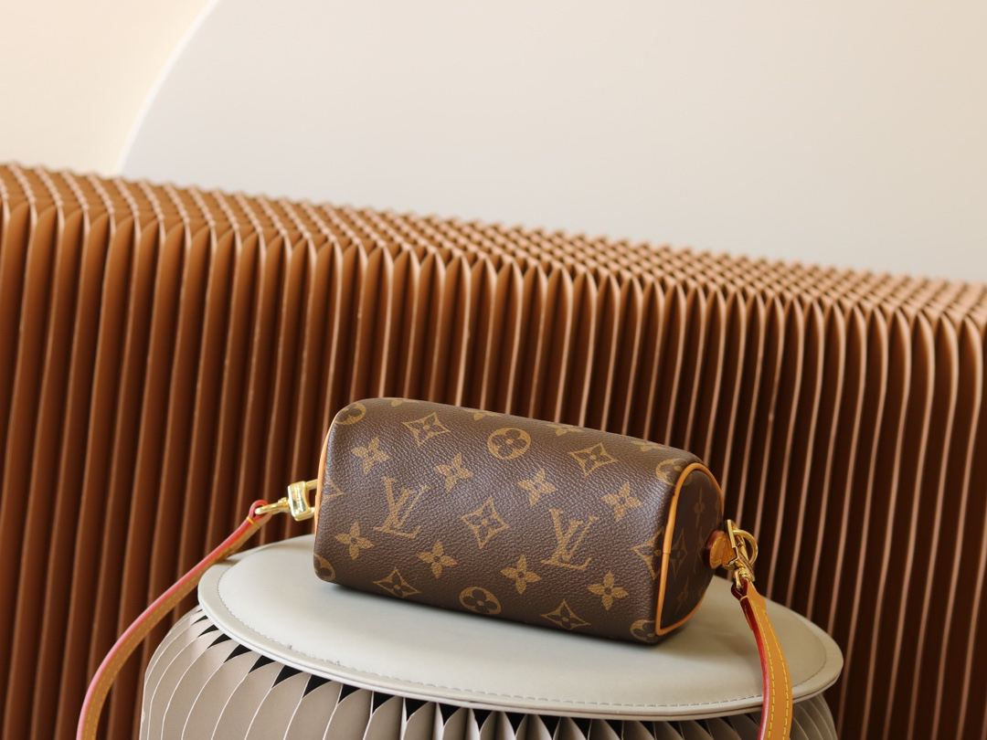 Louis Vuitton Nano Speedy Monogram Canvas Crossbody Bag - Image 3