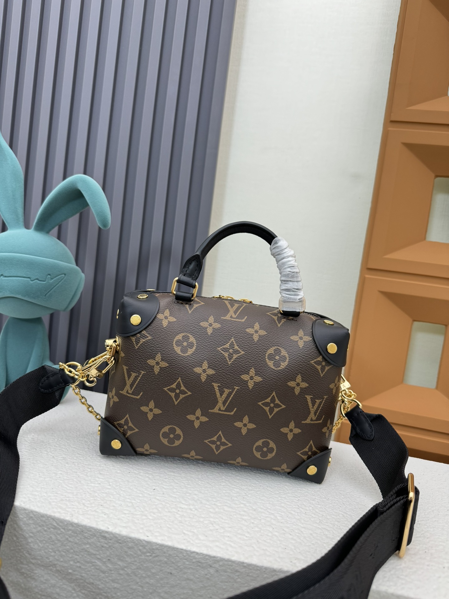 Louis Vuitton Petite Malle Souple Monogram Crossbody Bag - Image 3
