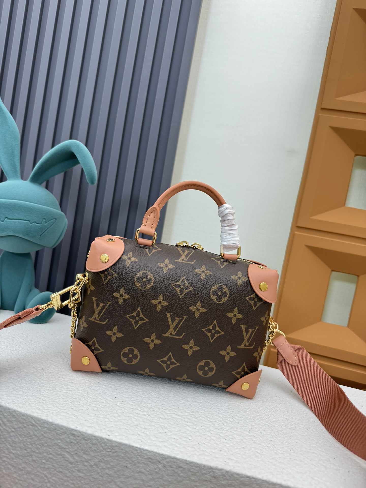Louis Vuitton Petite Malle Souple Monogram Canvas Crossbody Bag - Image 3
