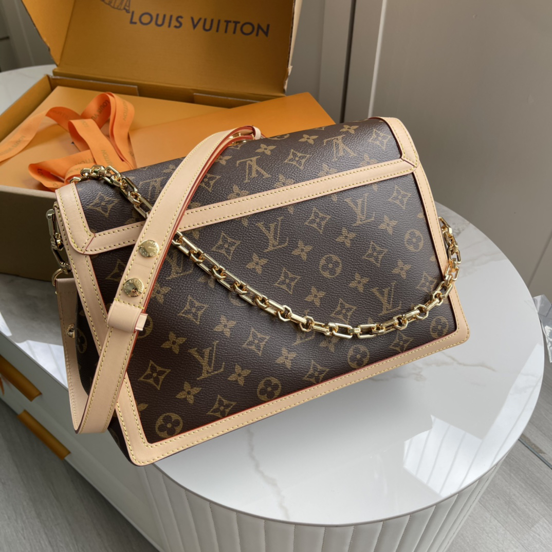 Louis Vuitton Dauphine Soft Large Handbag - Image 3