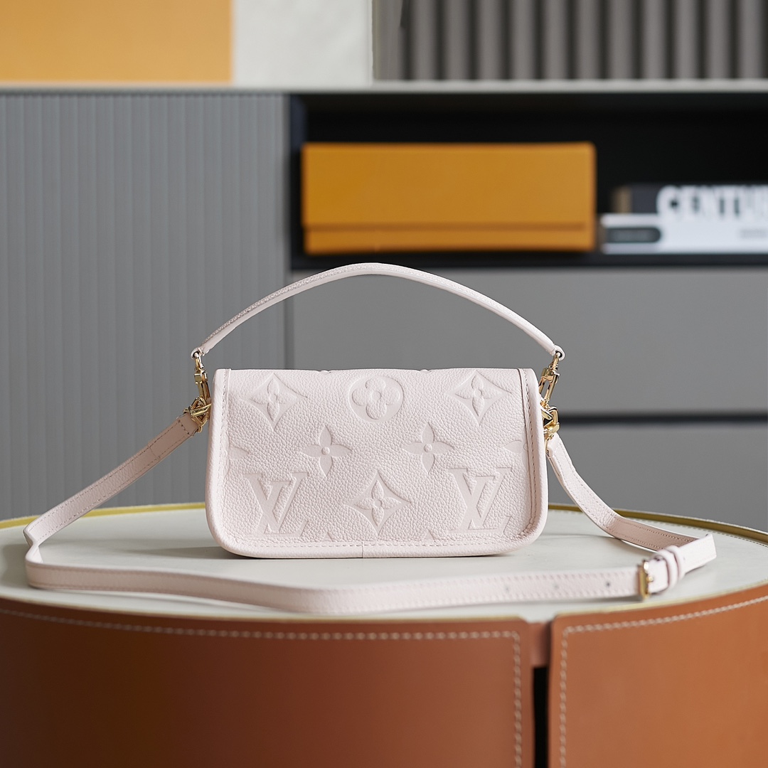 Louis Vuitton Nano Diane Handbag in Empreinte Leather - Image 3