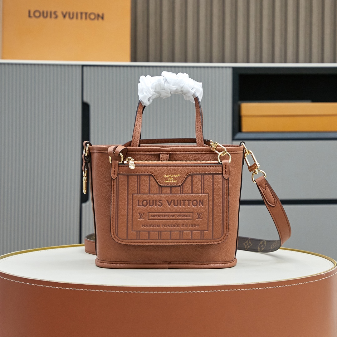 Louis Vuitton Neverfull Bandoulière Inside Out BB Reversible Tote Bag - Image 3