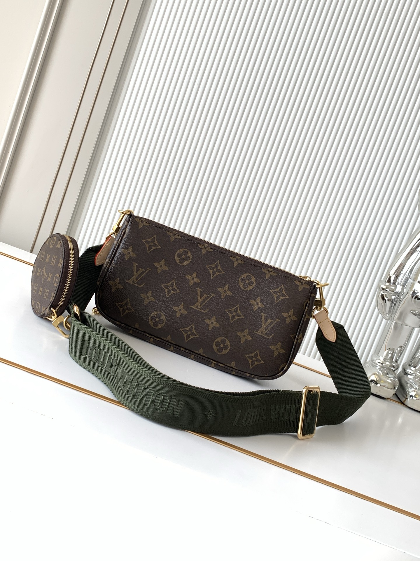 Louis Vuitton Multi Pochette Accessoires Monogram Canvas Bag Set - Image 3