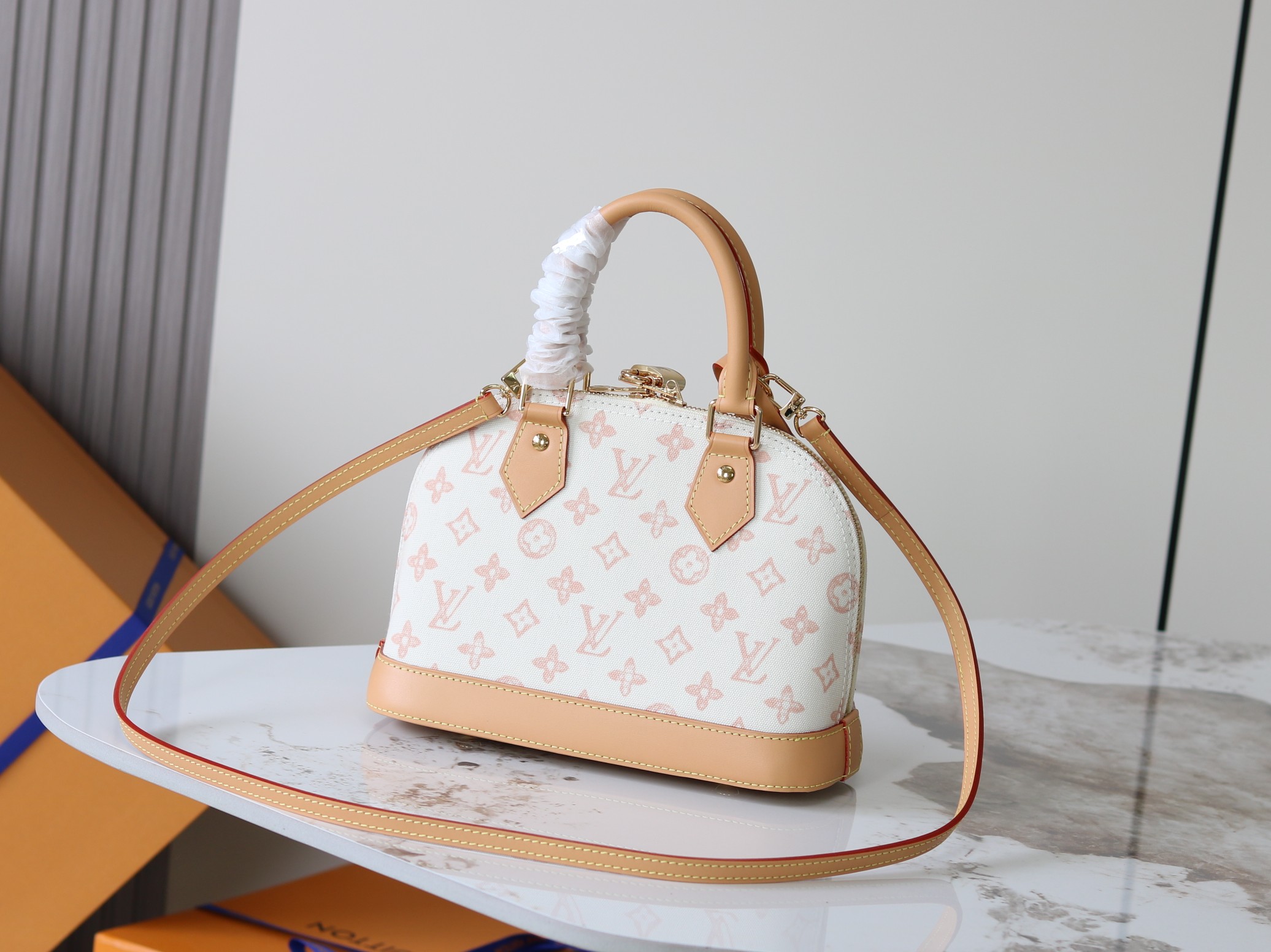 Louis Vuitton Alma BB Monogram Canvas Handbag – 130th Anniversary Limited Edition - Image 3