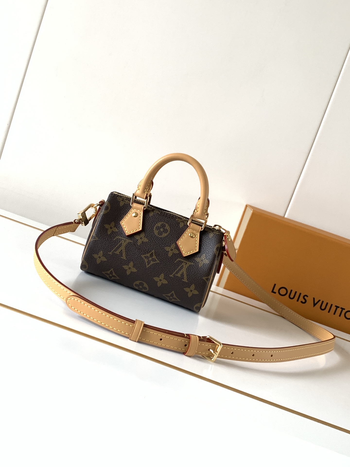 Louis Vuitton Nano Speedy Monogram Canvas Handbag - Image 3