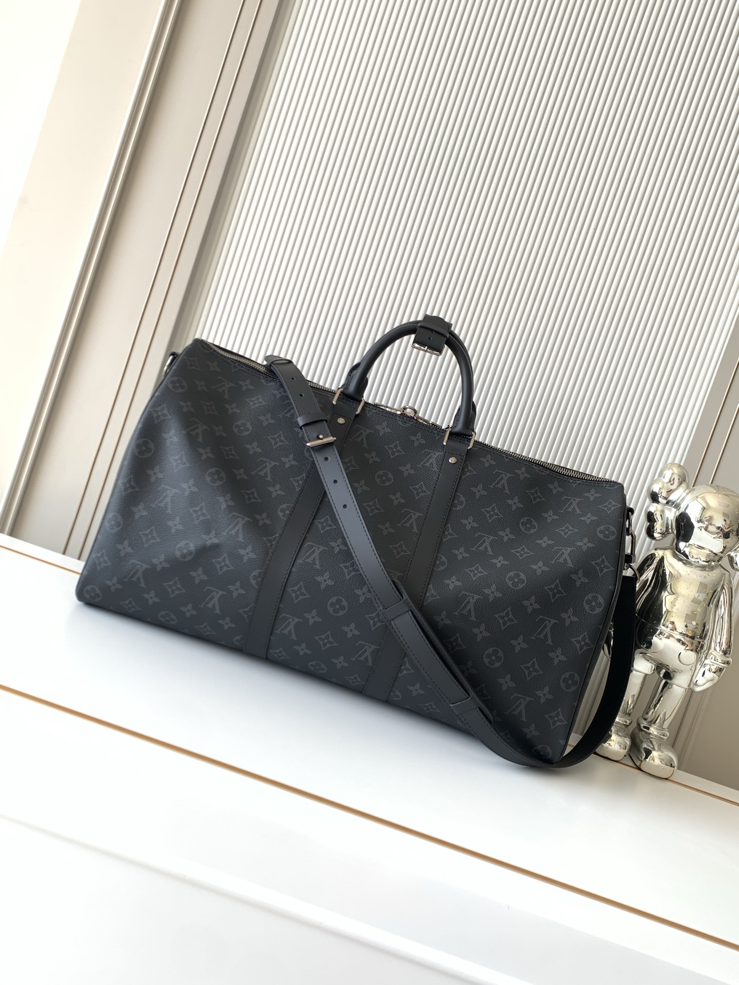 Louis Vuitton Keepall Bandouliere Monogram Travel Bag - Image 3