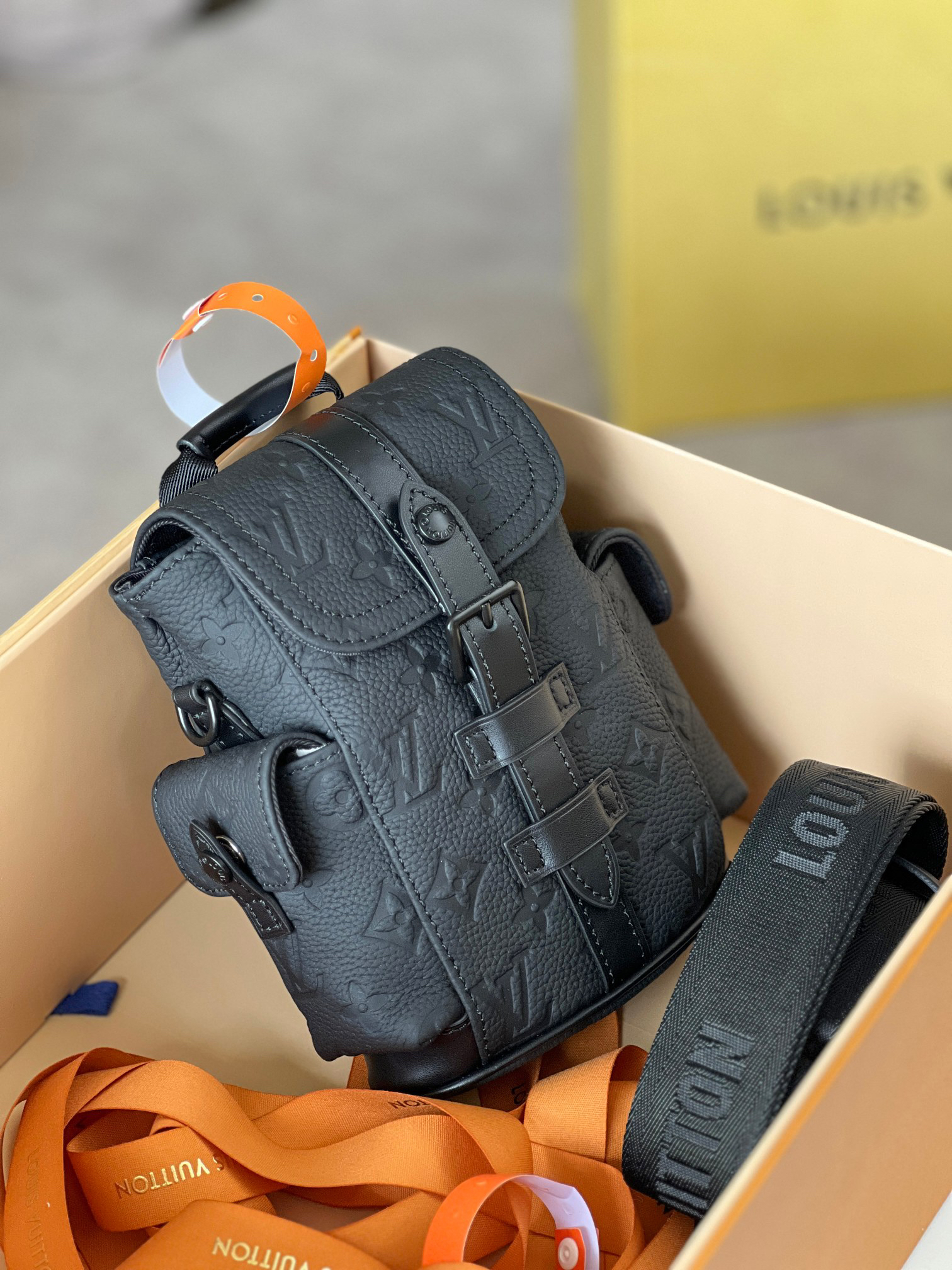 Louis Vuitton Nano Christopher Backpack M83164 Black - Image 3