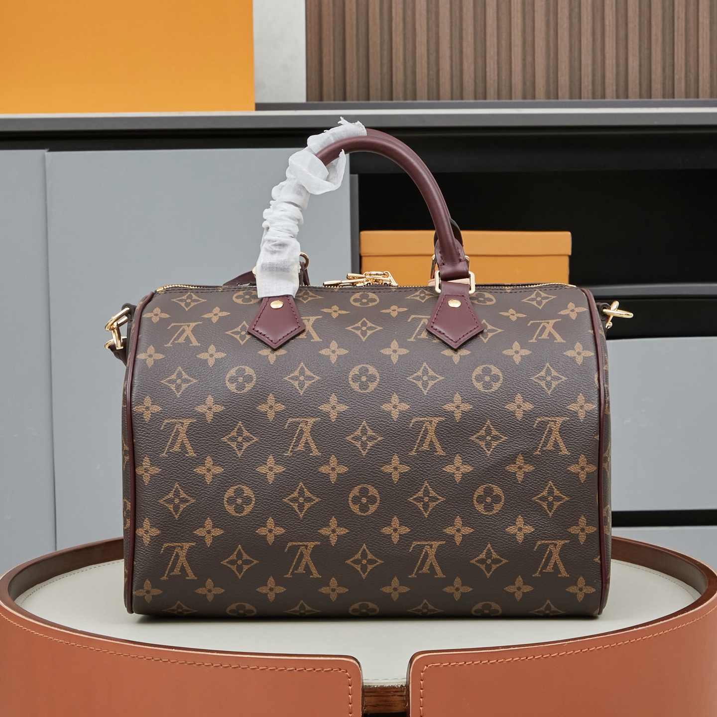 Louis Vuitton Speedy Soft 30 Boho Monogram Handbag - Image 3