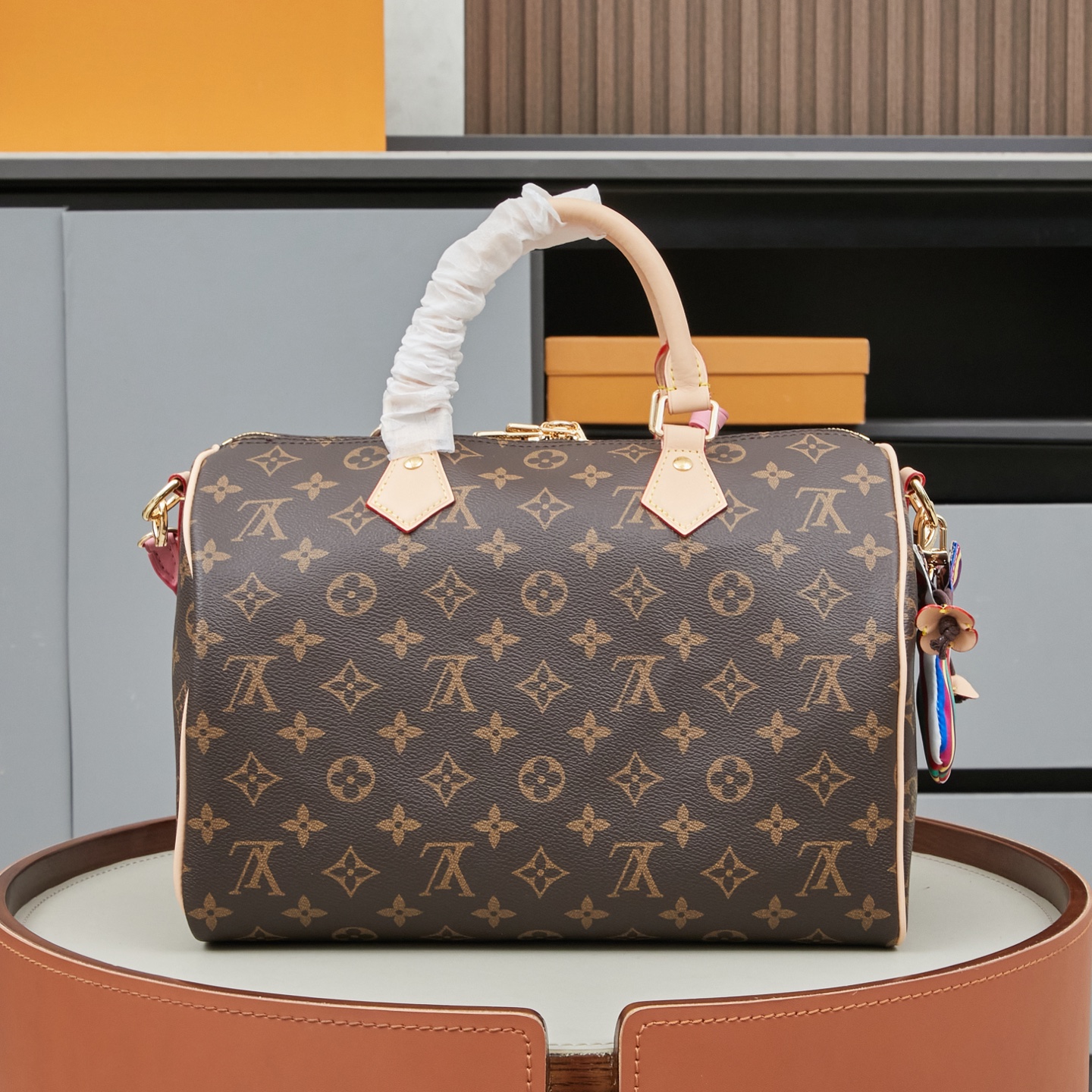 Louis Vuitton Speedy Soft 30 Boho Monogram Handbag - Image 3