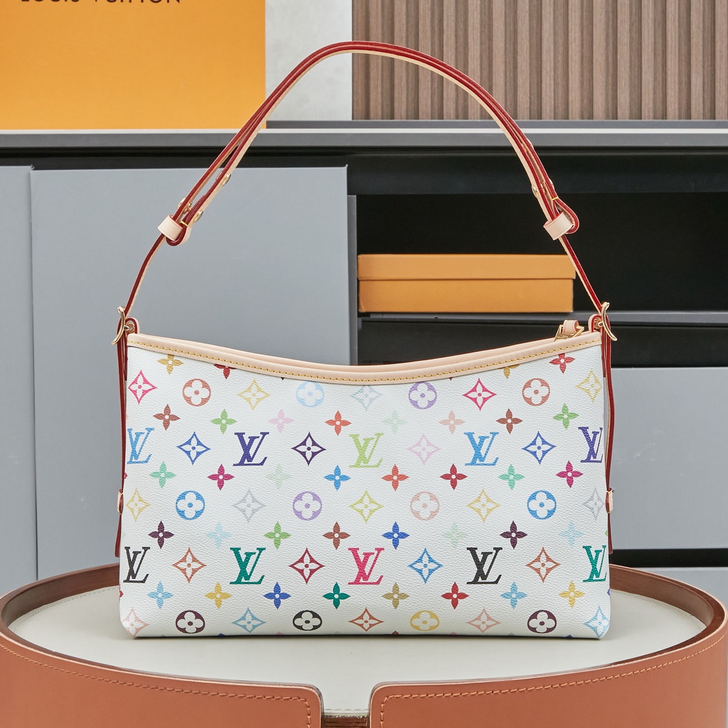 Louis Vuitton x Takashi Murakami Carryall East West Bag - Image 3