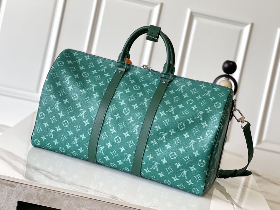 Louis Vuitton M12687 Green Floral Crossbody Bag - Image 3