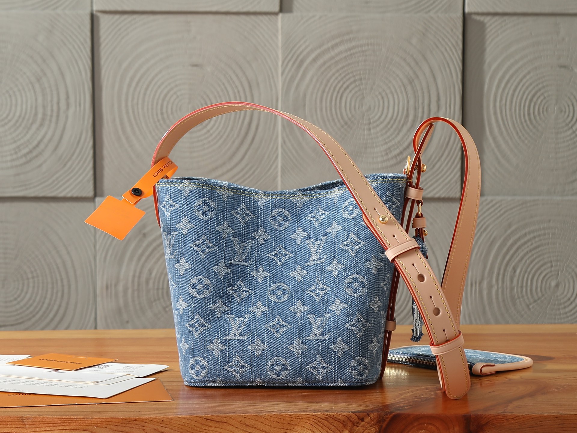 Louis Vuitton All In BB Denim Bucket Bag - Image 3