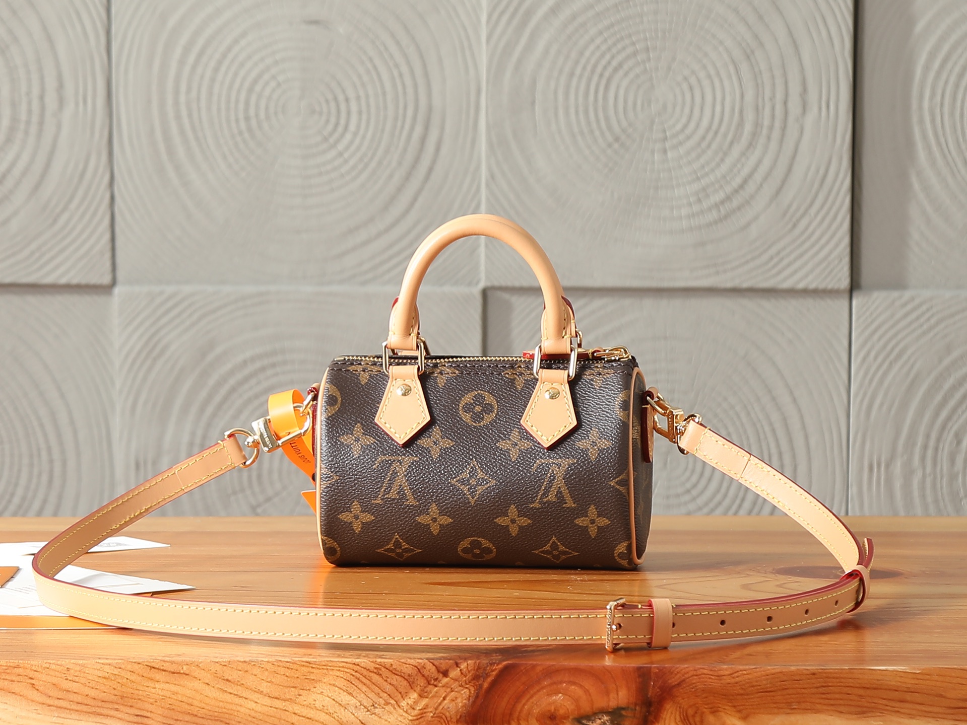 Louis Vuitton Nano Speedy Monogram Crossbody Bag - Image 3