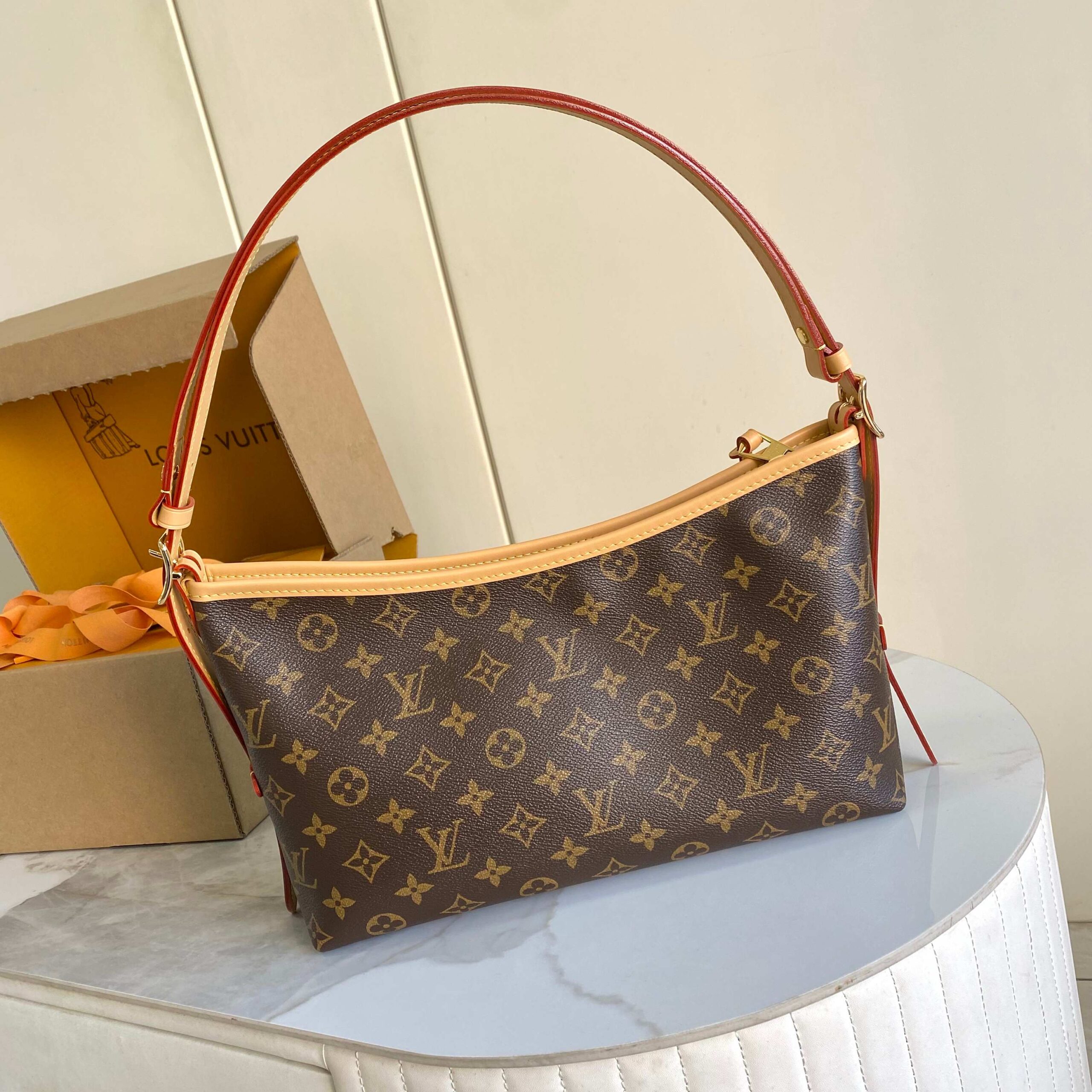 CarryAll East West Monogram Canvas and Leather Shoulder Bag - Image 3