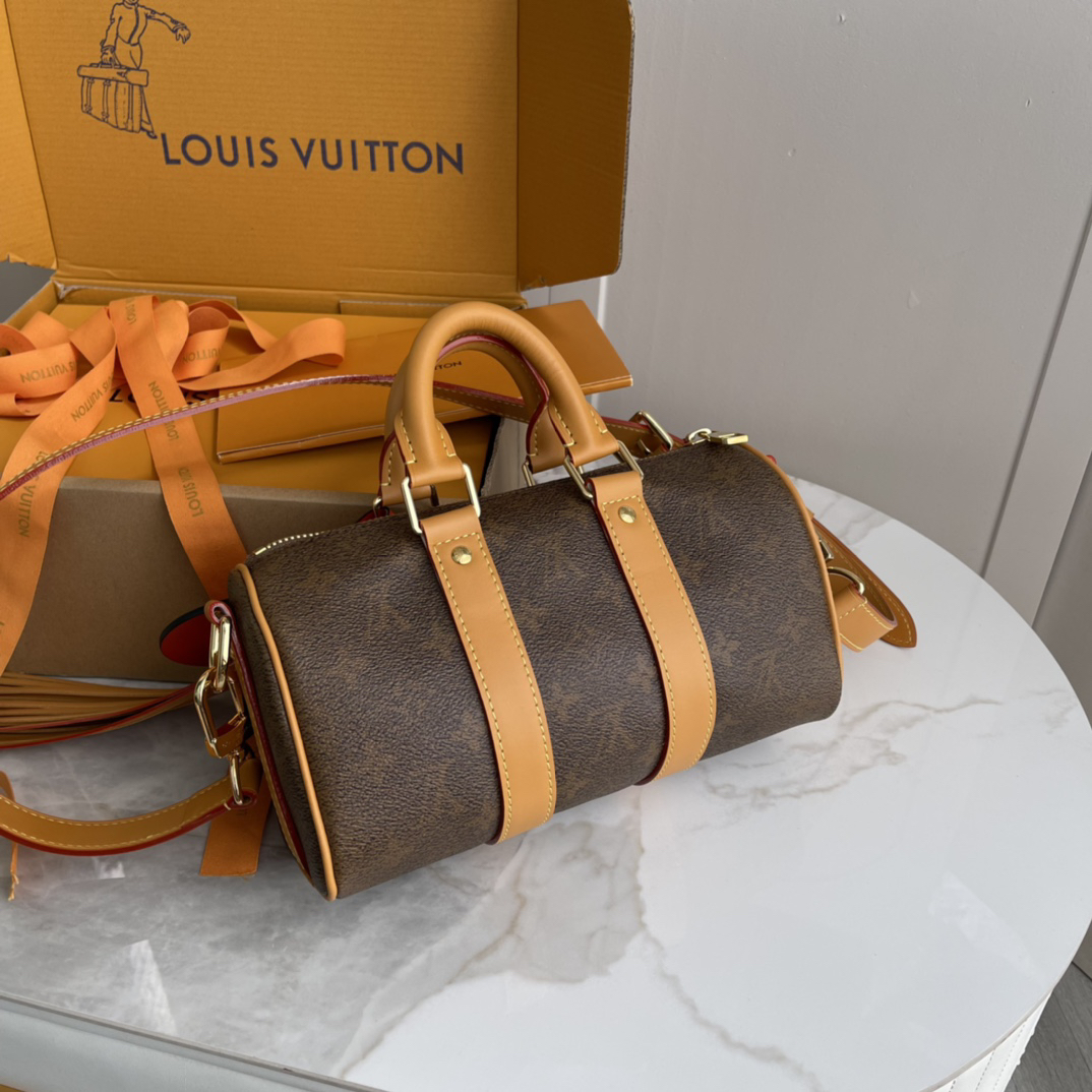 Louis Vuitton Keepall Bandouliere 25 Monogram Dust Bag - Image 3