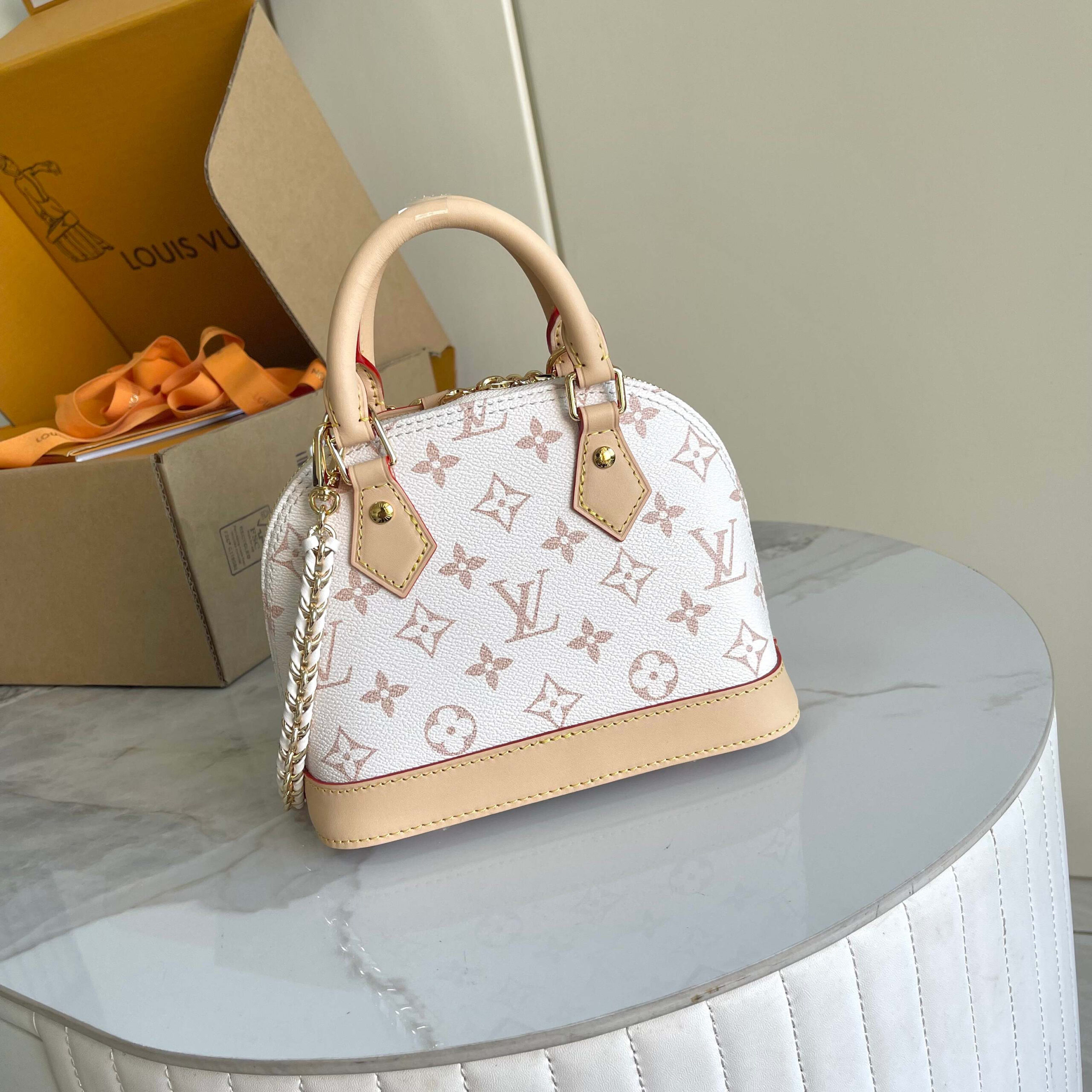 Louis Vuitton Alma Mini Customizable Handbag M14339 - Image 3