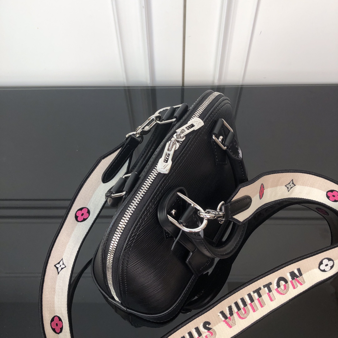 Louis Vuitton Alma BB Handbag M59217 in Black Epi Leather - Image 3