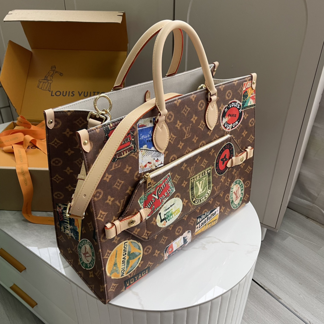 Louis Vuitton OnTheGo Voyage Tote Bag - Image 3