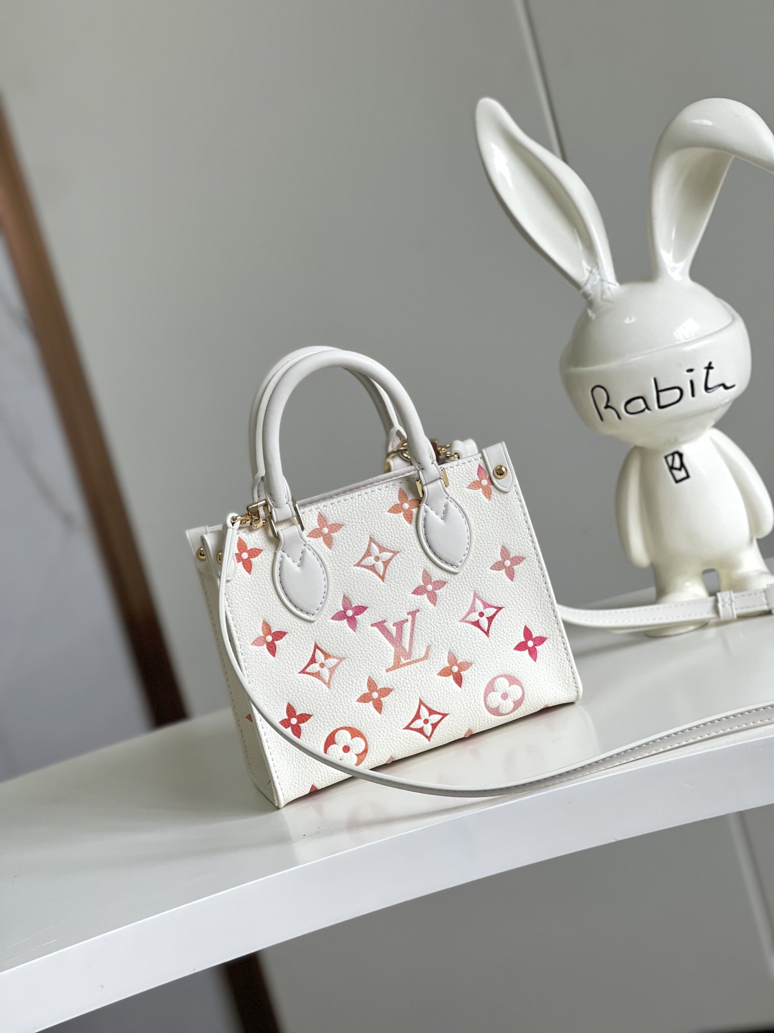Louis Vuitton OnTheGo BB Crossbody Bag in Strawberry Red - Image 3