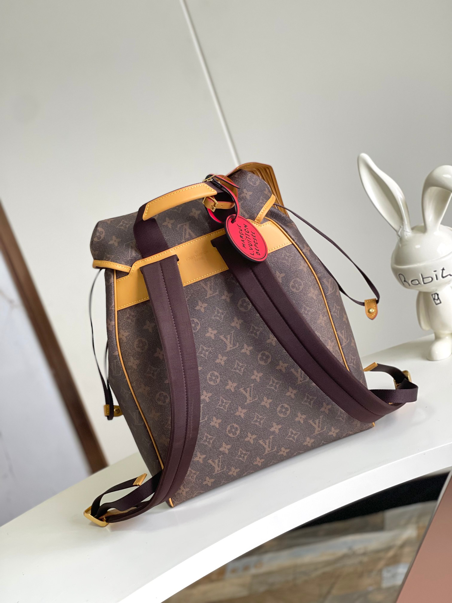 Louis Vuitton Montsouris Backpack in Monogram Dust Canvas - Image 3