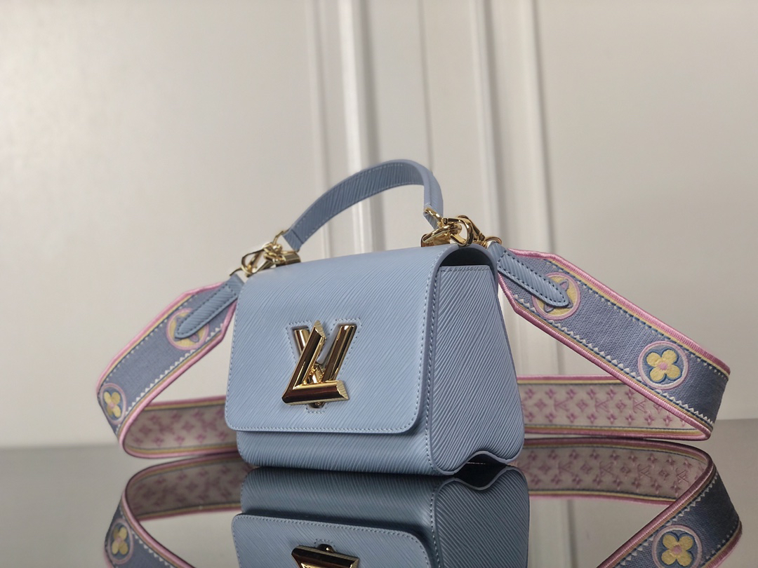 Louis Vuitton Twist Small Shoulder Bag in Powder Blue - Image 3