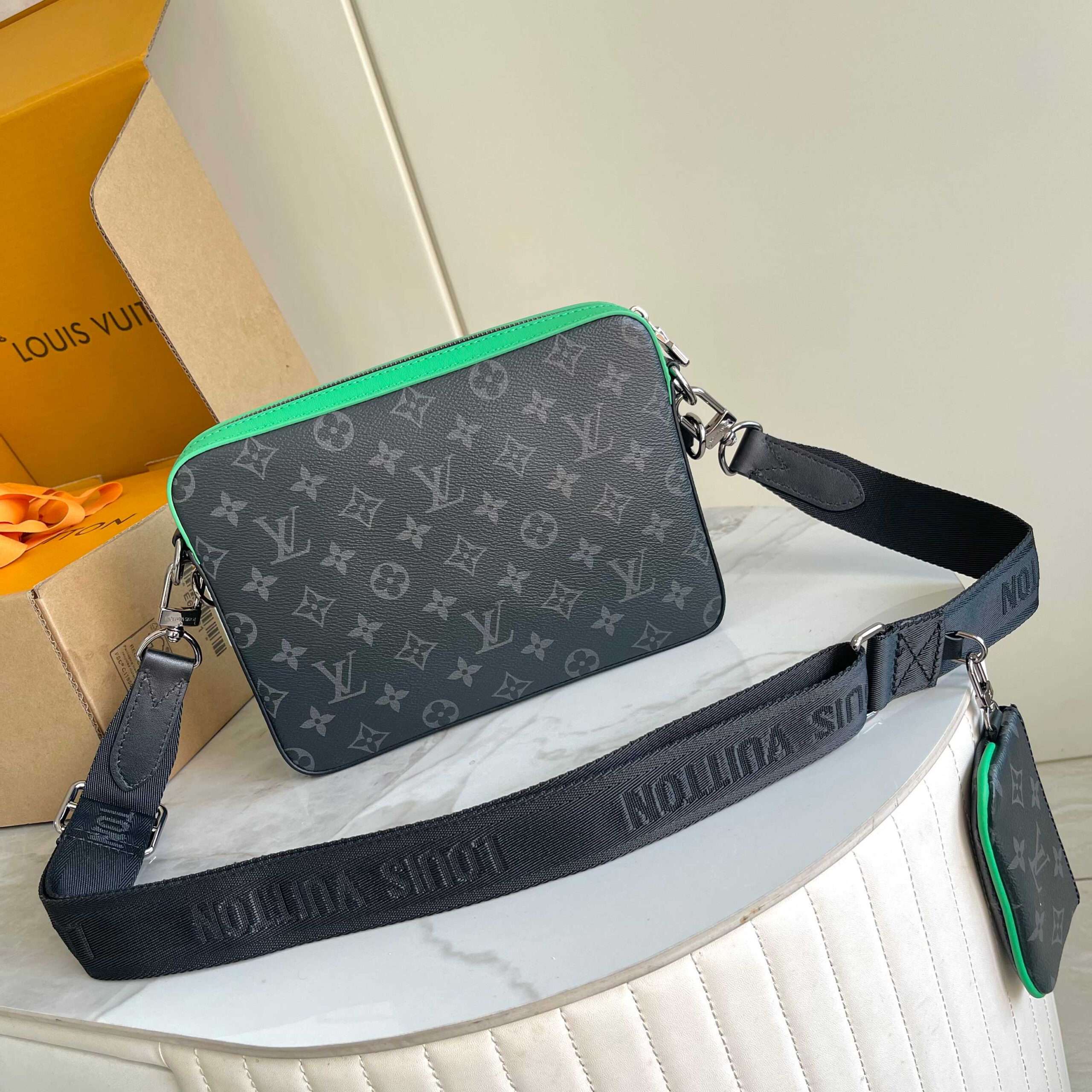 Louis Vuitton Trio Messenger Bag in Monogram Eclipse Reverse Canvas M26052 - Image 3