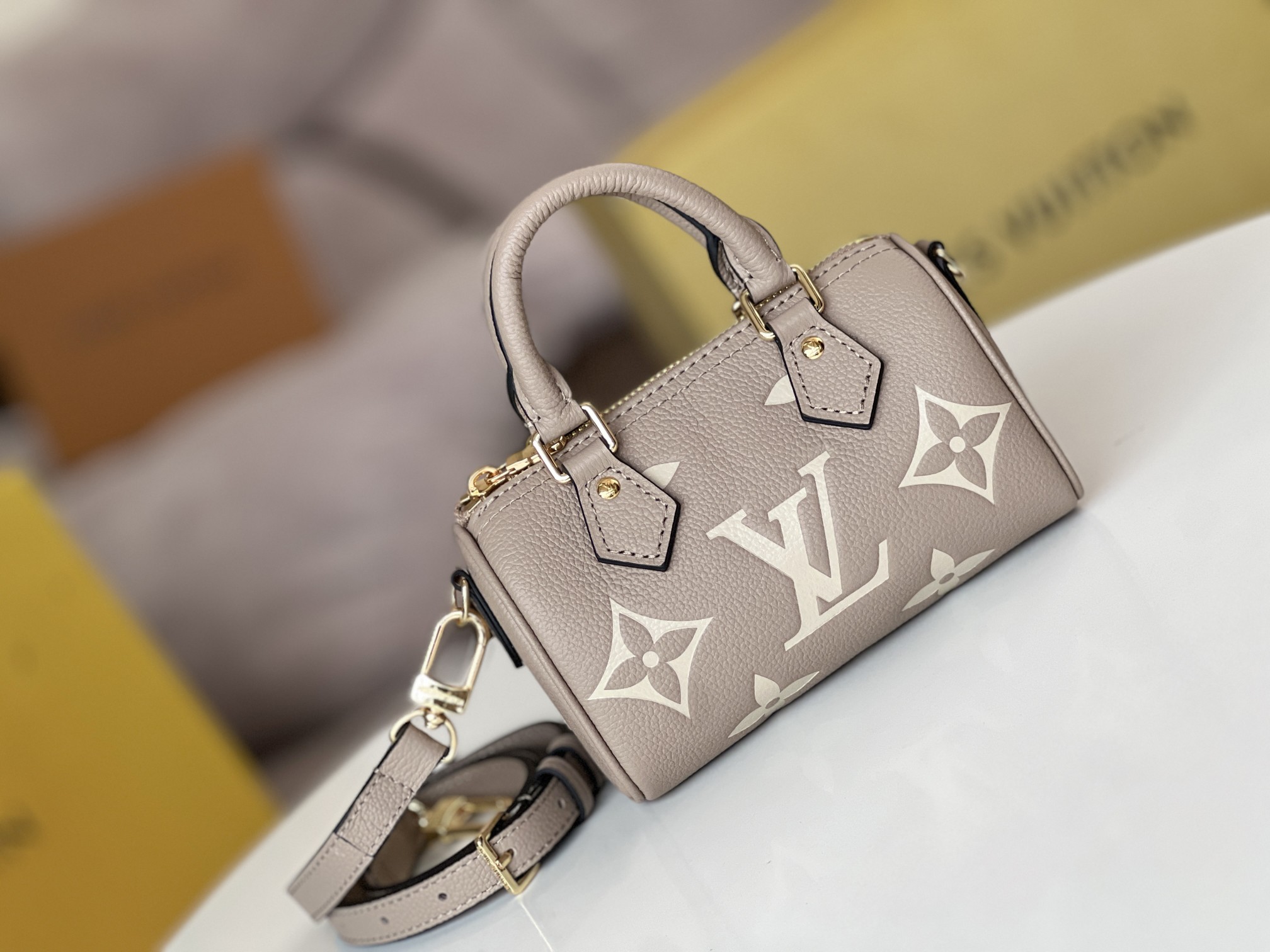 Louis Vuitton Nano Speedy Monogram Handbag - Image 3