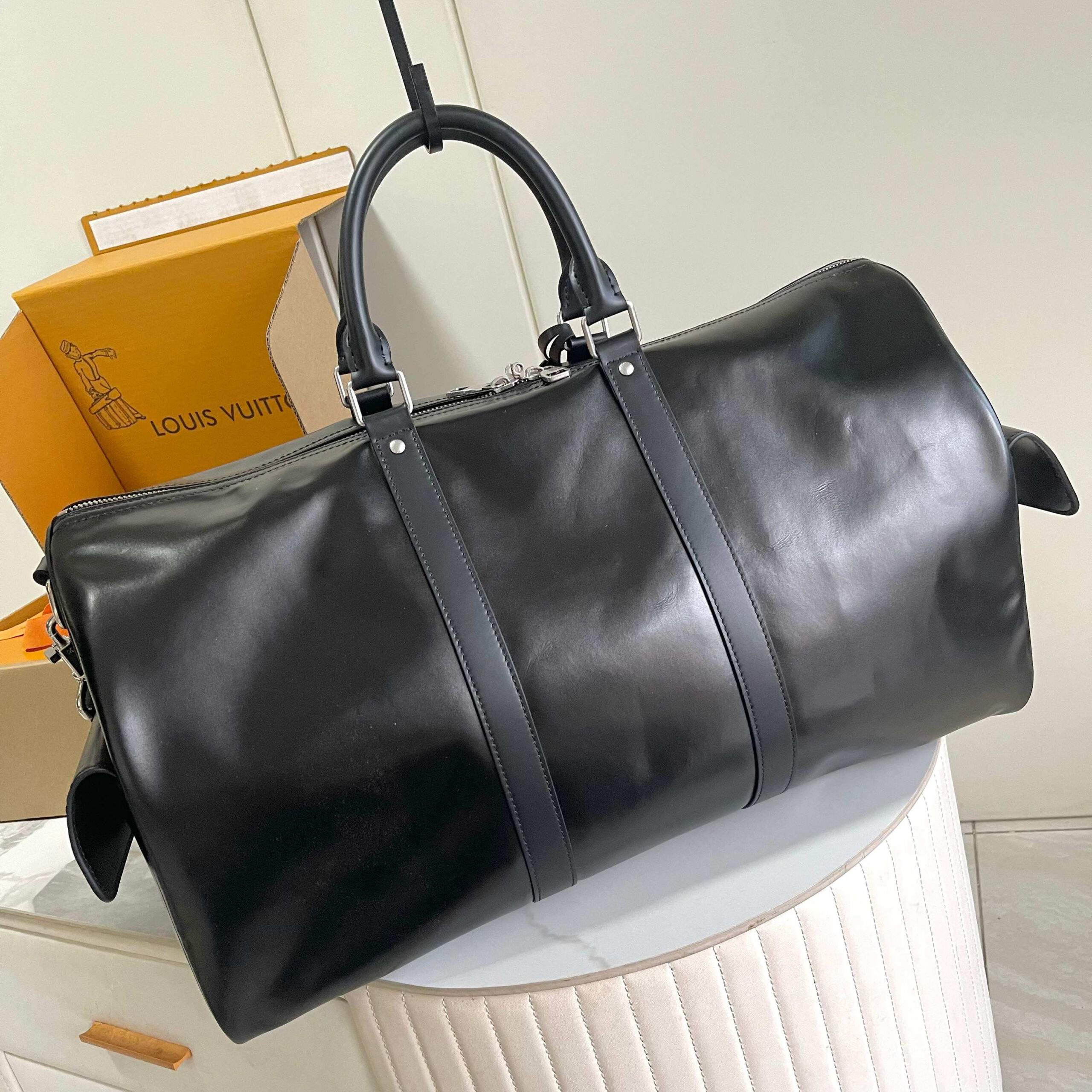 Louis Vuitton Keepall Cargo Bandoulière 50 Travel Bag - Image 3