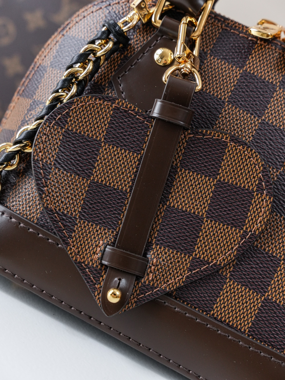 Louis Vuitton Alma Mini Customizable Top-Handle Handbag - Image 3