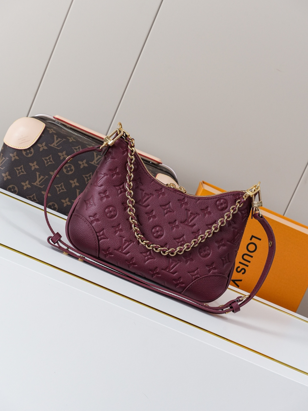 Boulogne Monogram Empreinte Leather Crossbody Bag M25827 - Image 3