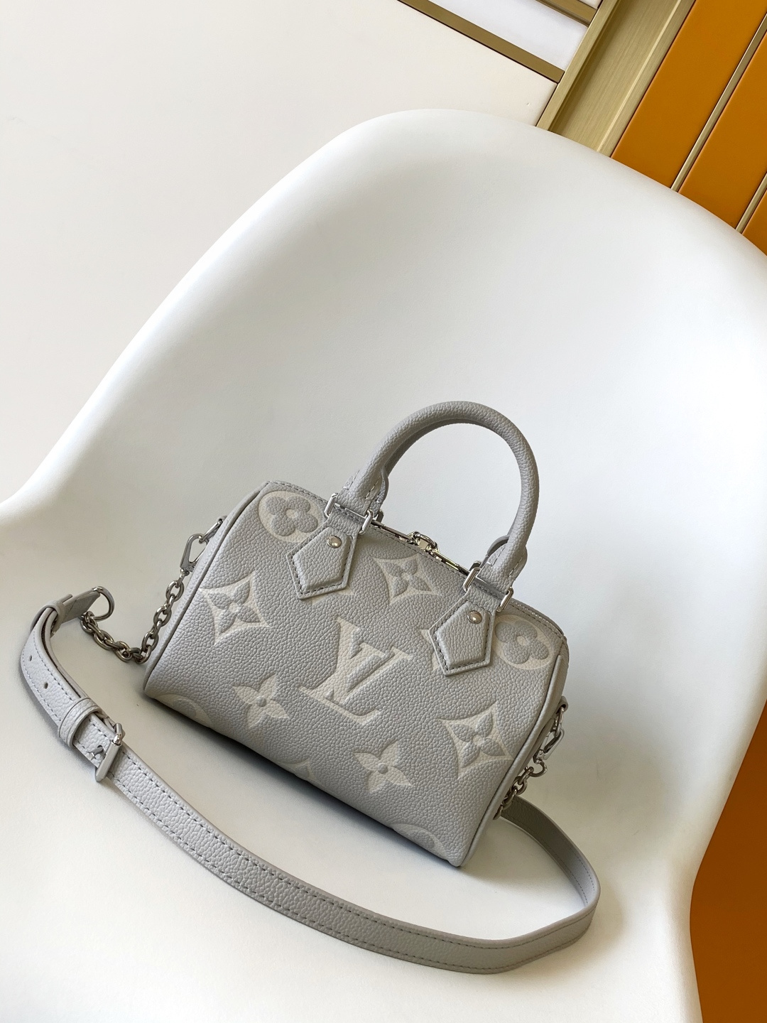 Louis Vuitton Speedy Bandoulière 20 Monogram Empreinte Leather Handbag - Image 3