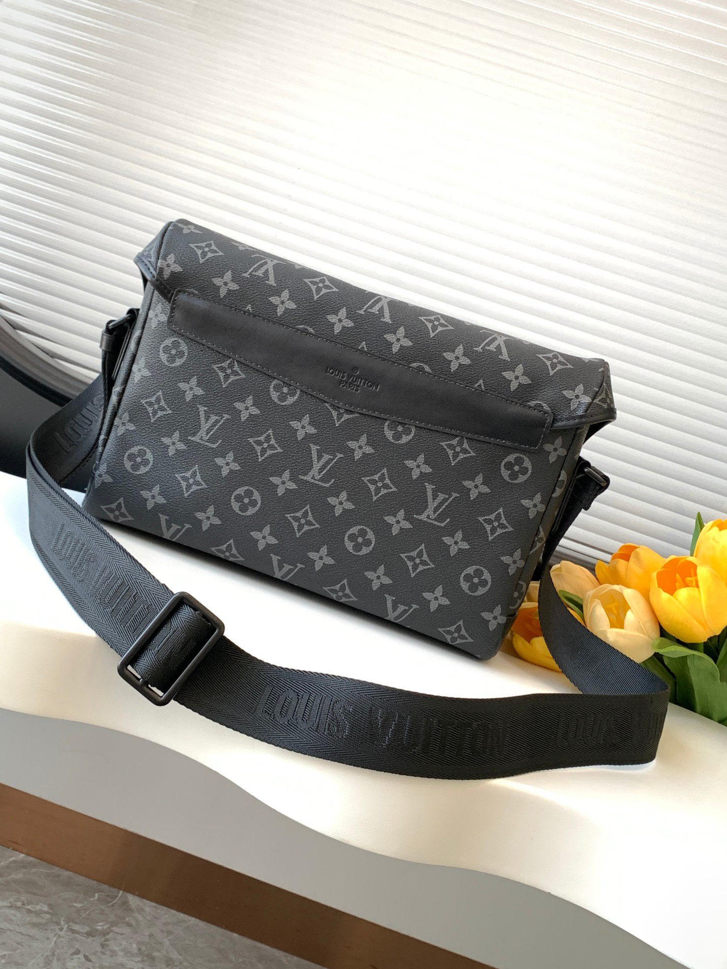 Louis Vuitton Voyager Small Messenger Bag in Monogram Shadow Leather - Image 3