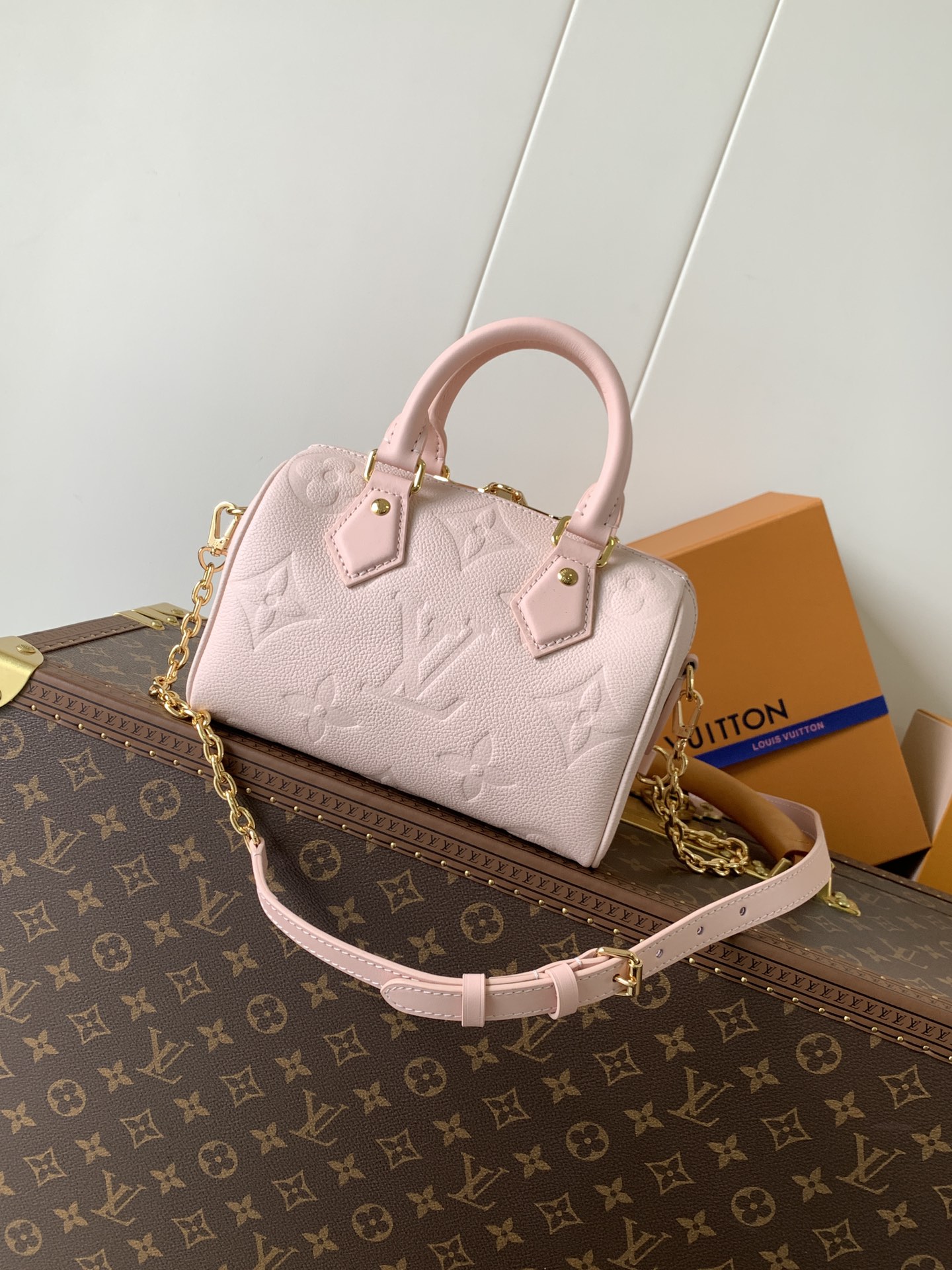 Louis Vuitton Speedy Bandoulière 20 Monogram Empreinte Leather Crossbody Bag - Image 3