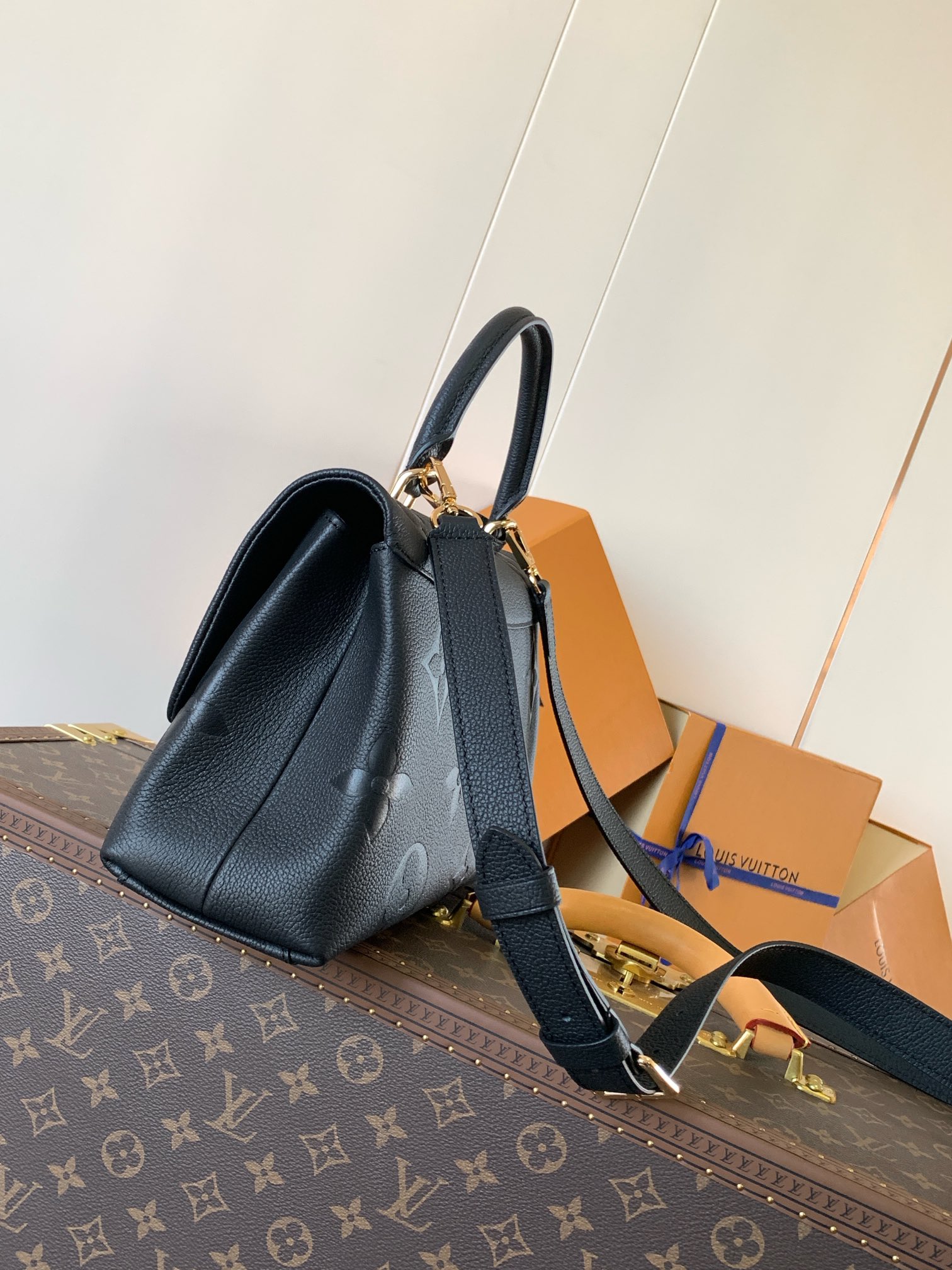Louis Vuitton Madeleine Medium Handbag in Monogram Empreinte Leather - Image 3