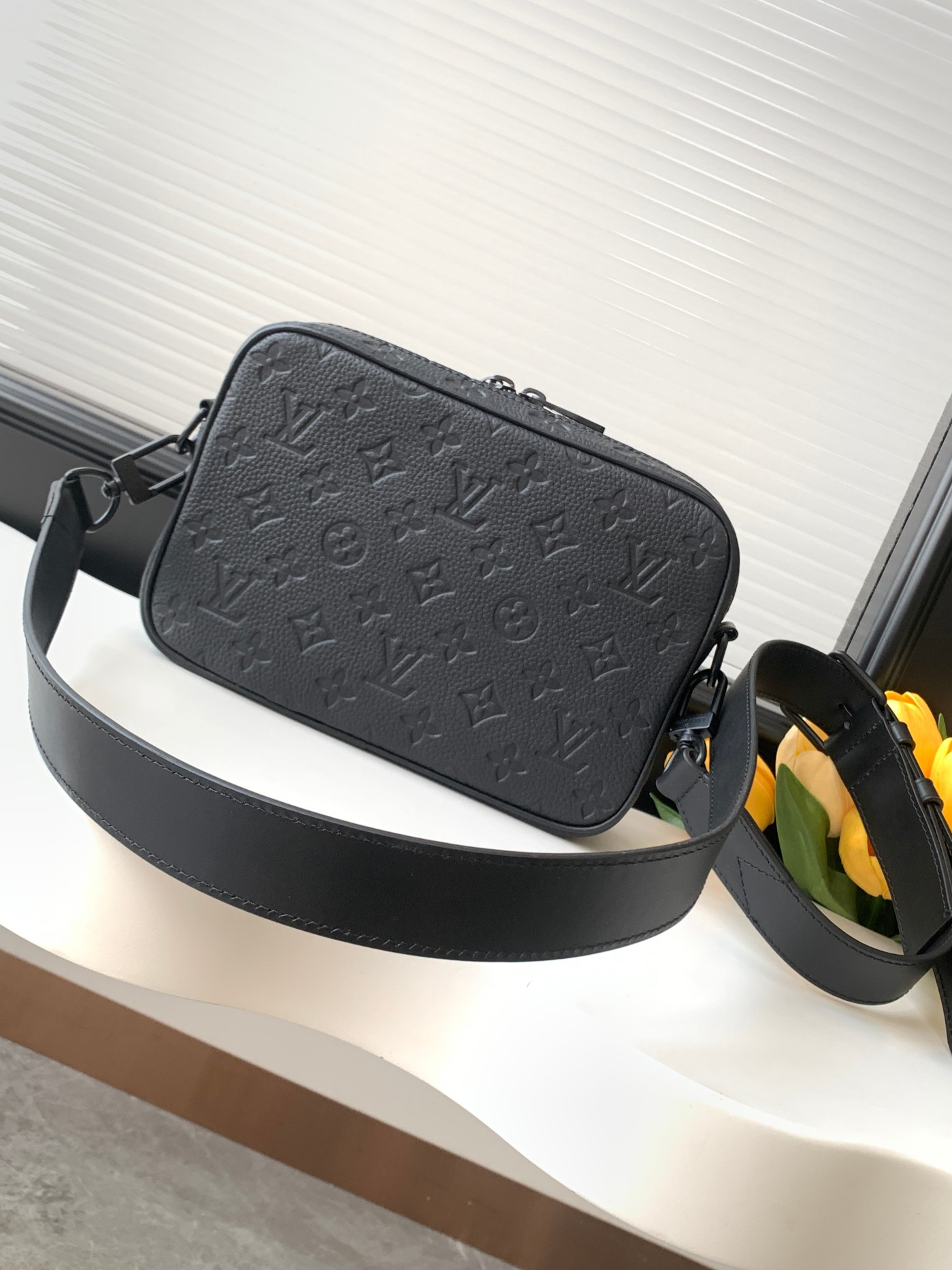 Louis Vuitton Steamer Crossbody Bag in Monogram Eclipse Canvas - Image 3