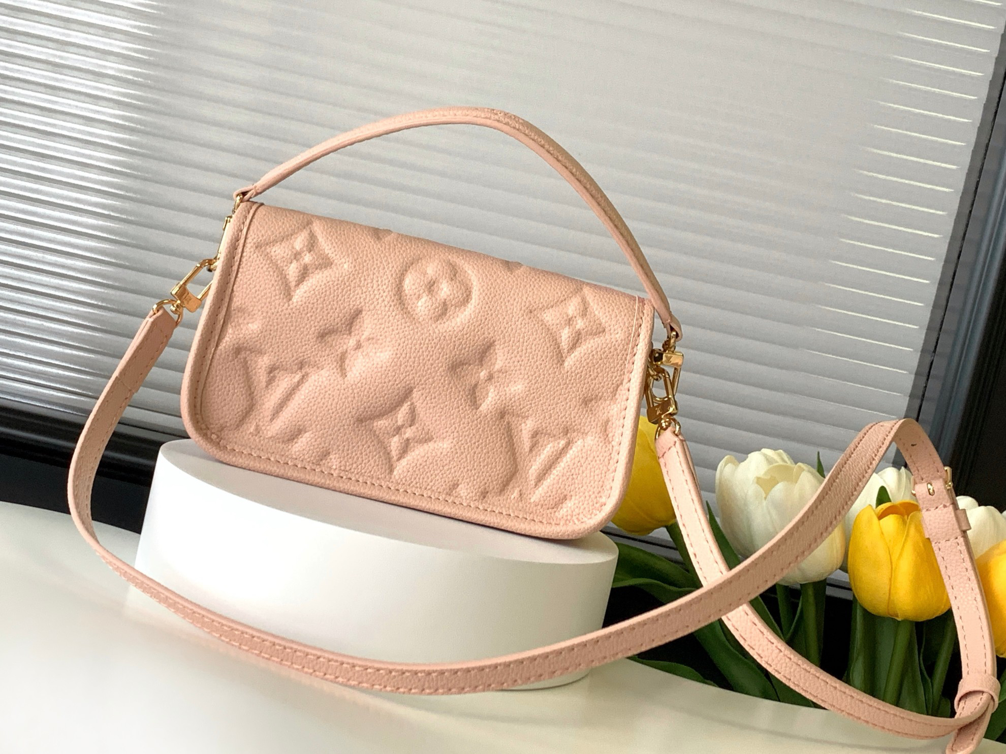Louis Vuitton Nano Diane Handbag in Monogram Empreinte Leather - Image 3