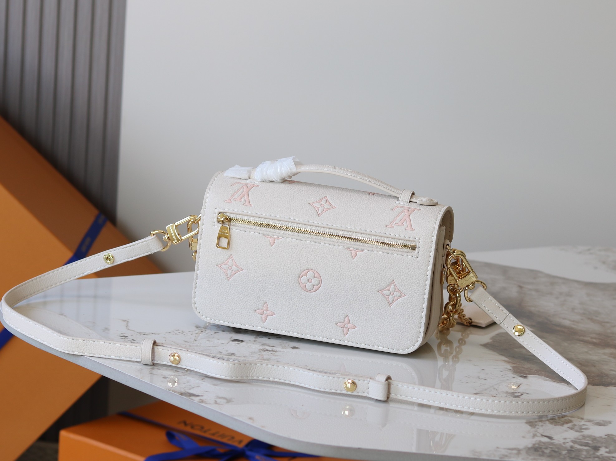 Louis Vuitton Pochette Métis East West Crossbody Bag in Monogram Empreinte Leather - Image 3
