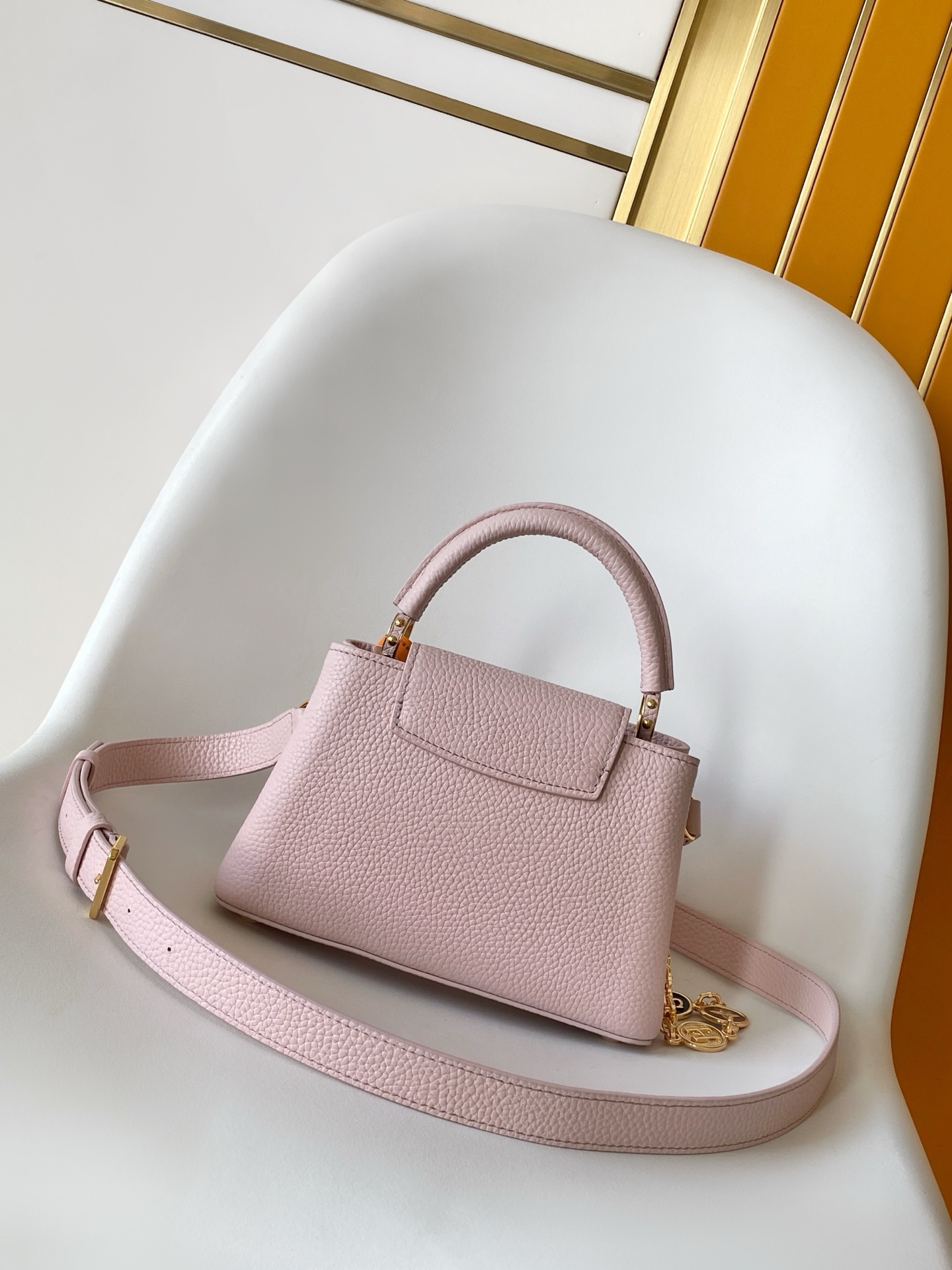 Louis Vuitton Capucines Custom Leather Crossbody Bag - Image 3