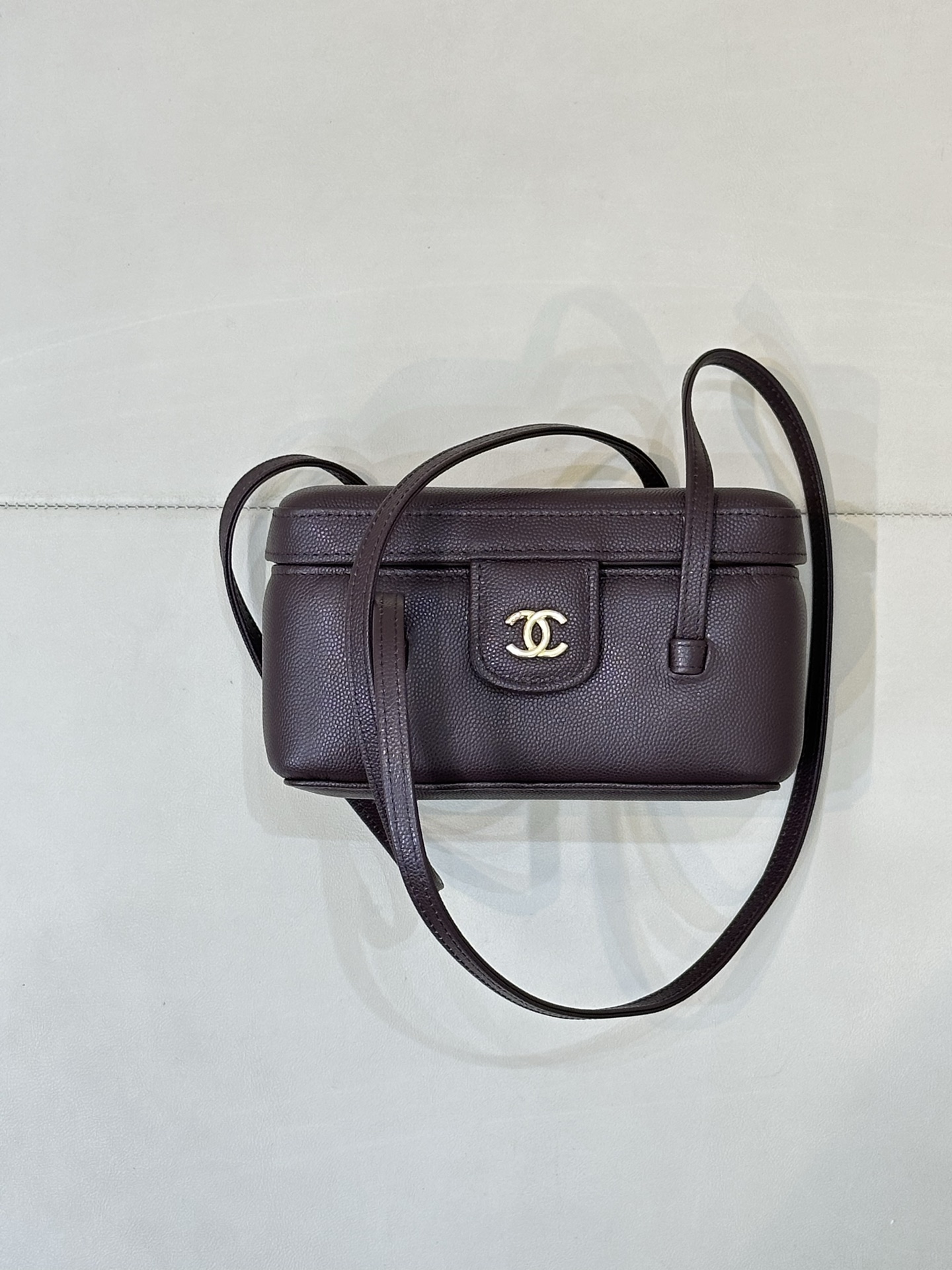 Chanel Preppy Coco Calfskin Box Handbag - Image 3