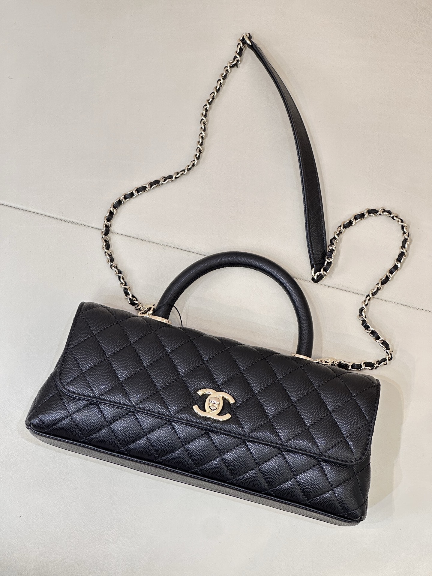 Chanel Coco Handle Top-Handle Handbag - Image 3
