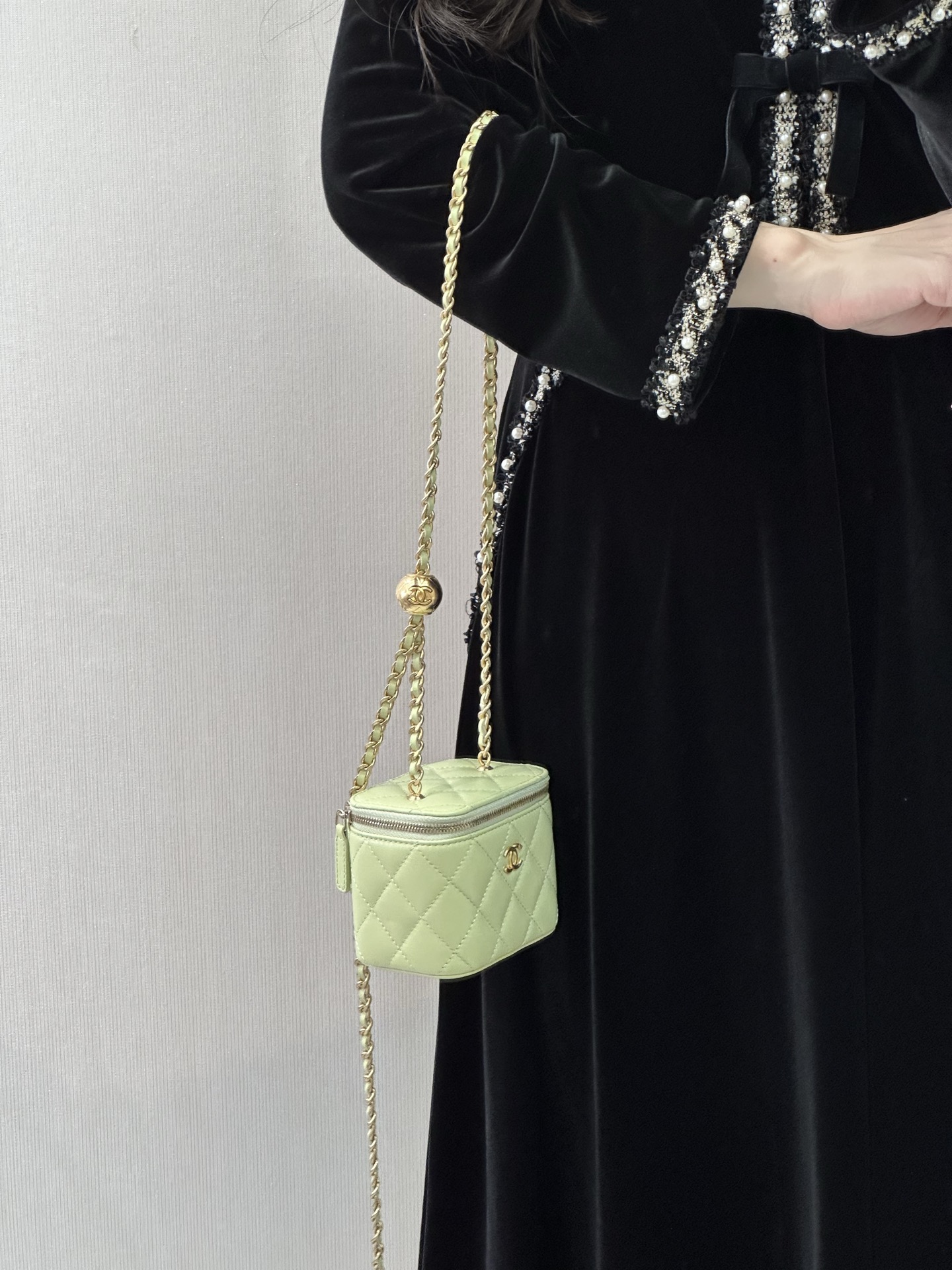 Chanel Gold Ball Box Crossbody Bag - Image 3