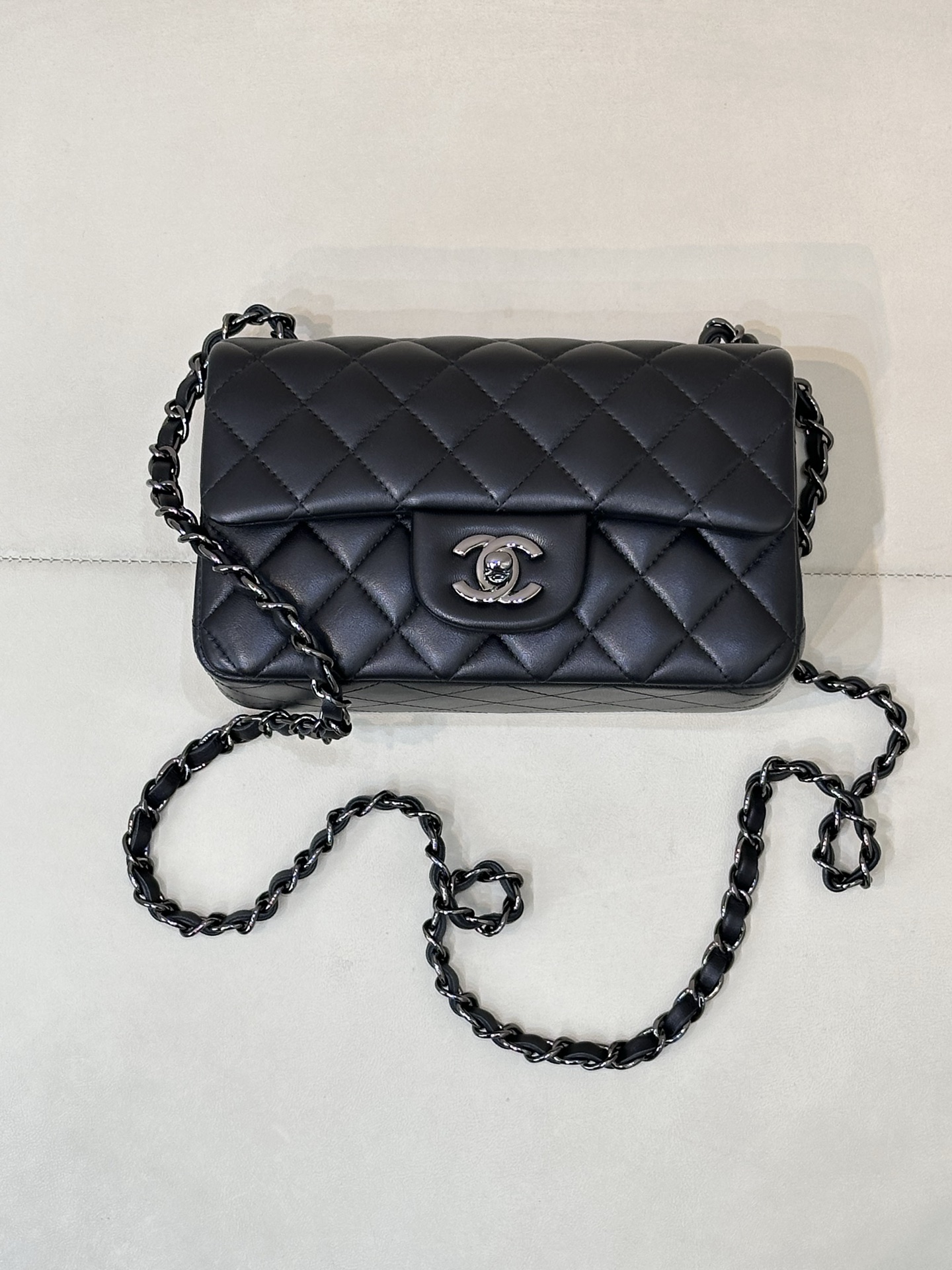 Chanel CF Style Lambskin Crossbody Bag - Image 3
