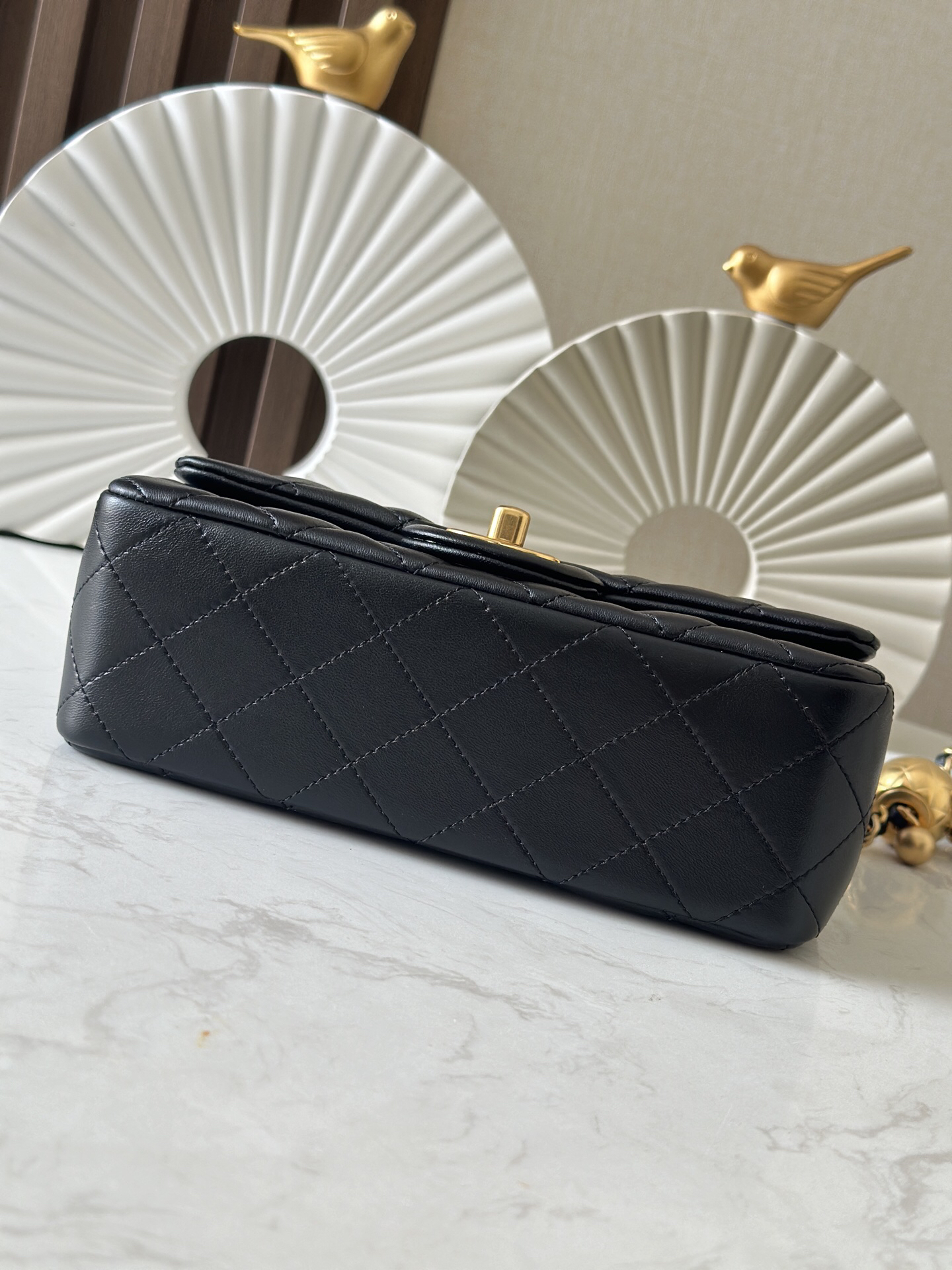 Chanel Mini Metallic Flap Bag - Image 3