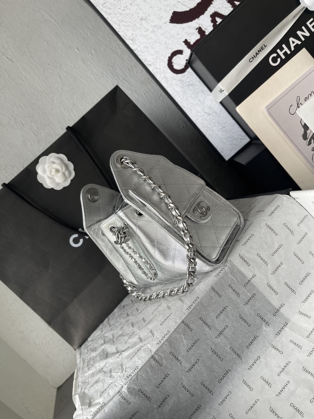 Chanel 25S Spring/Summer Mini Hobo Bucket Bag - Image 3